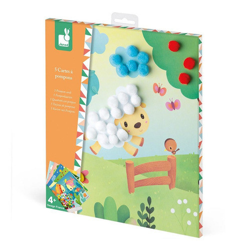 Arte Colorea C/pompones J07787 Janod 0