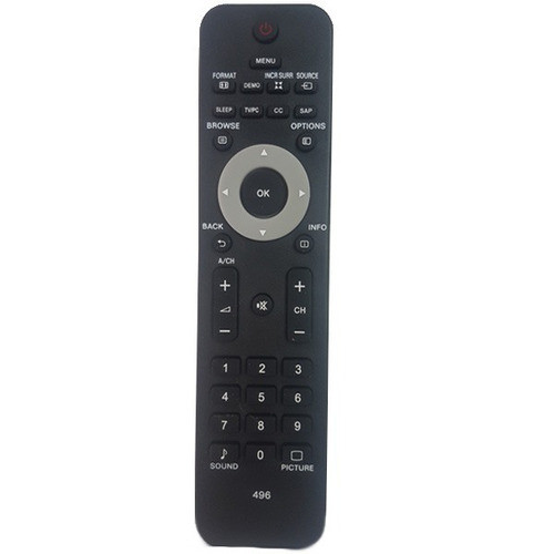 Control Remoto 496 Compatible Lcd Philips 3000 4000 5000 0