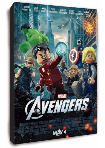 Cuadro De Lego Avengers - Muchísimos Modelos Diferentes 0