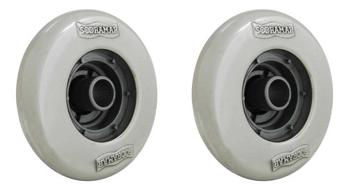 2x Dispositivo De Retorno Sodramar Inox Pratic Alvenaria 0