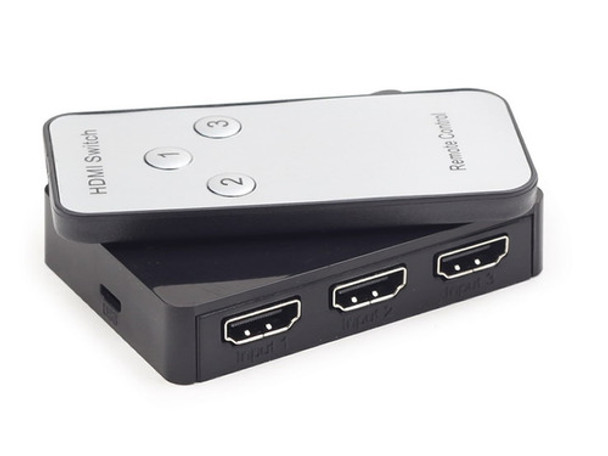 Switch Selector Hdmi 3x1 C/control Remoto 3d 1.4a Fuente Usb 0