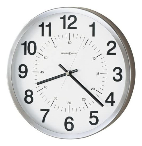 Howard Miller East Hope Wall Clock 547-672 12-inch Spun Nick 0