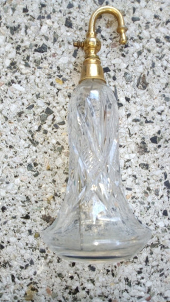 Perfumero De Cristal Antiguo 0
