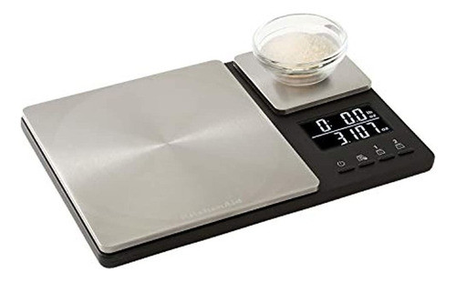 Báscula De Cocina Digital De Doble Plataforma Kitchenaid, Ca 0