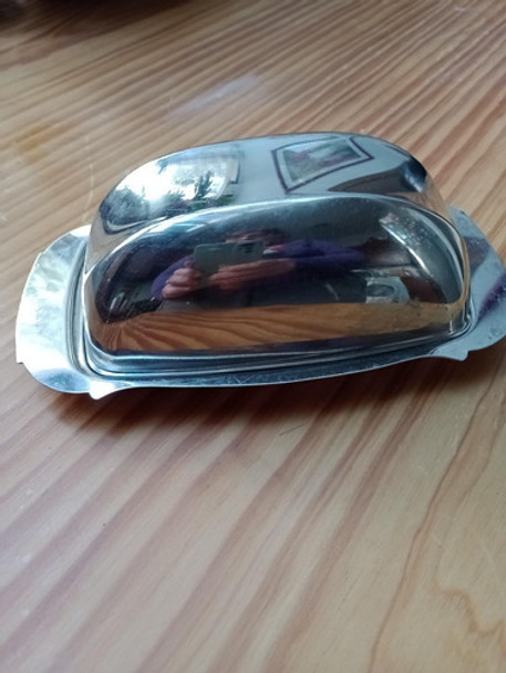 Mantequera De Acero Inoxidable Impecable 0