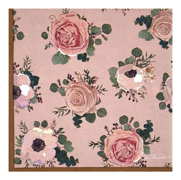 Servilletas  Rose  X 20 Unidades Decoracion 0