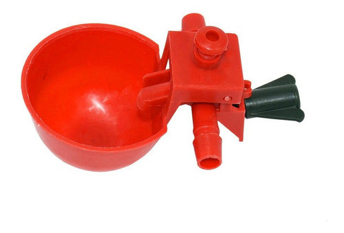 Lote 2 Bebederos Chupete Copa Jaula Pollo Gallina Emn 0