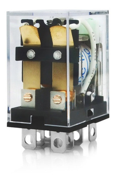 Rele Auxiliar Extraible Ly2n 24v Cc - Con Led Indicador Reemplaza Jqx-13f 0