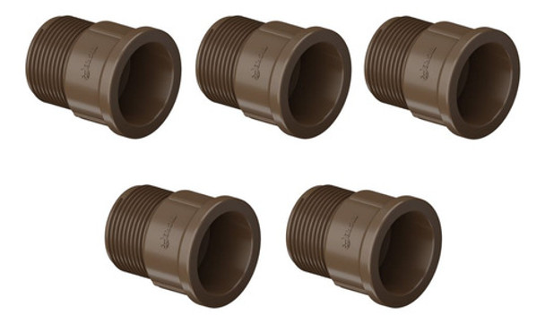 Adaptador Soldável Curto Kit 5 Uni 32mm 1  Marrom Tigre 0 Adaptador Soldável Curto Kit 5 Uni 32mm 1  Marrom Tigre 0