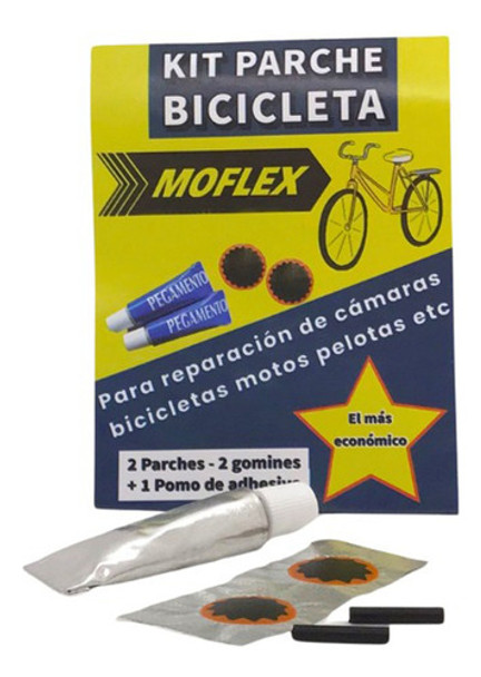 Kit Parche Y Adhesivo Bicicleta Motos Pelotas 0
