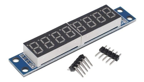 Display 8 Dígitos Max7219 Led 7 Segmentos Arduino Pic 0