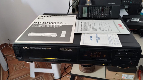 Video Cassete Aiwa Hv-br5000 Com Defeito #av 0
