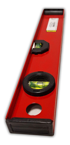 Nivel Aluminio Rojo 12  304 Mm 2 Blisters Marca Brute 0