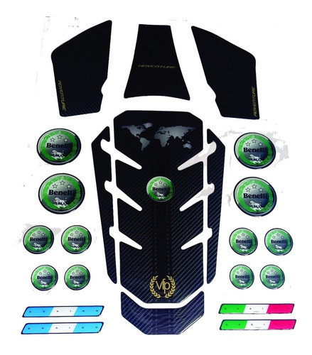 Benelli Trk  Asfáltica Y X Mega Kit De Protectores 0