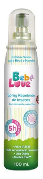 Repelente Bebê Love Spray 100ml 0 Repelente Bebê Love Spray 100ml 0