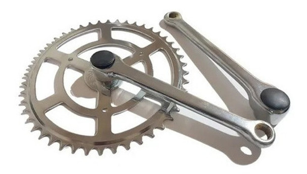 Plato Y Palanca Acero 46 Dientes Para Eje Cuadrado 0