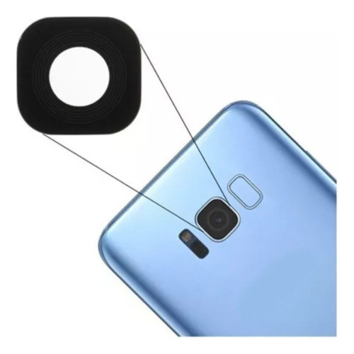 Vidrio Lente Cámara Compatible Con Samsung S8 Plus 0