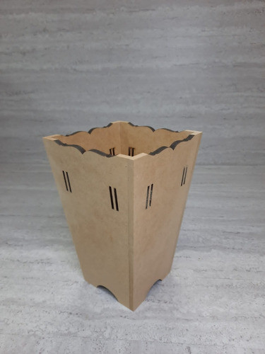 Vaso  En Mdf Pasa Cinta Grande Cod. 18004239 0