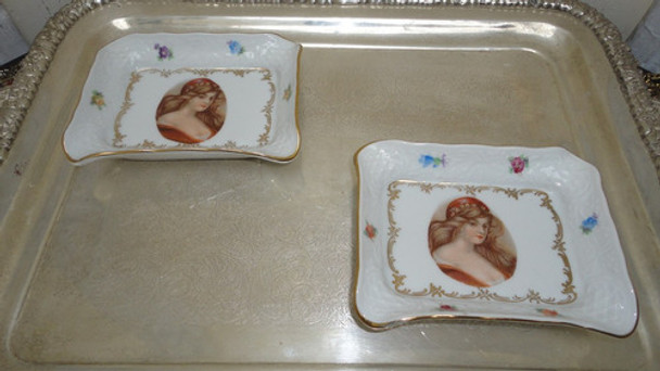 Fino Centro Porcelana Bavaria Antiguo Diseño Rococo Vealo 0