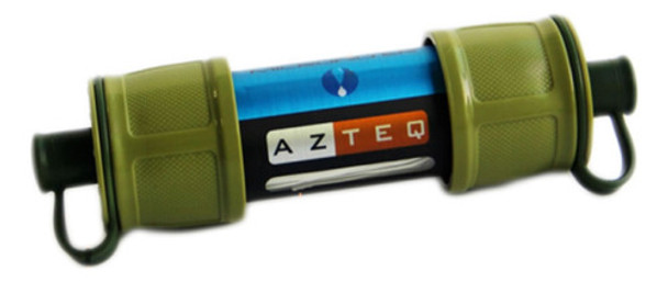 Filtro De Agua Portátil Azteq Ntk 13x3cms + Bolsa 1 Lt 0