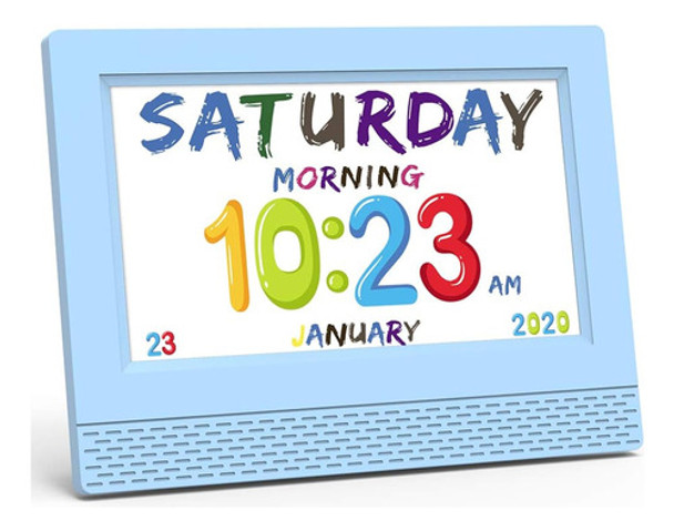 ~? Reloj Despertador Digital Para Niños Colorido, 7  Gran Pa 0