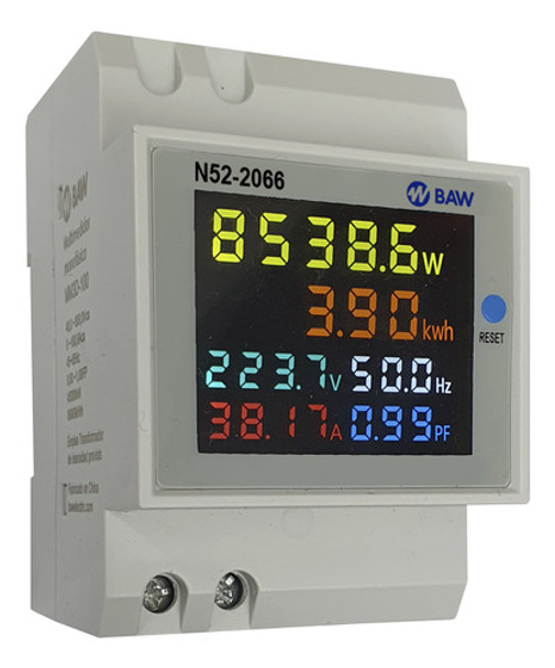 Multimedidor Digital De Energia Monofásico Baw Pantalla Oled 0 Multimedidor Digital De Energia Monofásico Baw Pantalla Oled 0
