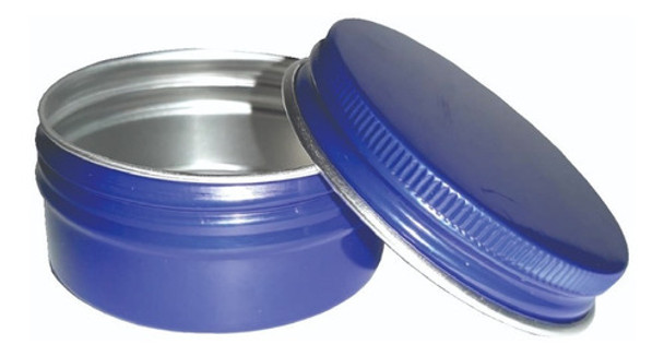 Lata De Aluminio De 50ml Azul Pack Por 10 Unidades 0