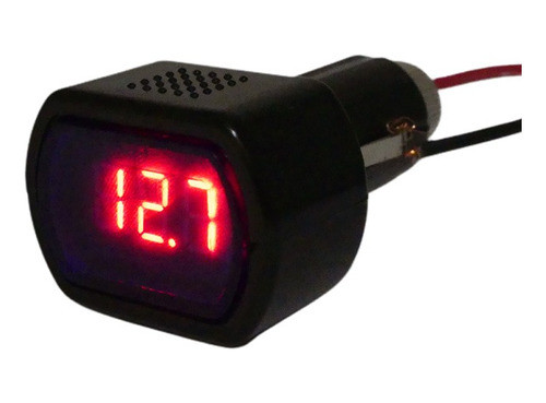 Voltimetro Digital Para Enchufe Encendedor 12v / 24v 0