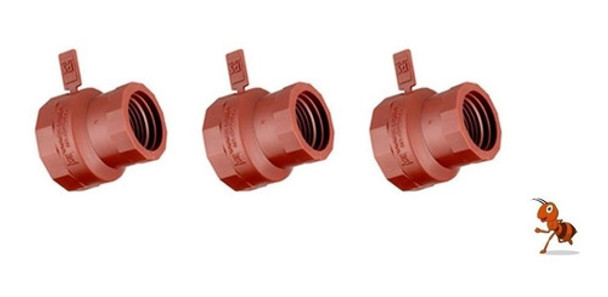 Cupla Hh Reducción 3/4 X 3/8 PuLG Ips Rosca - X3 Ud 0