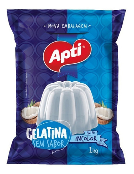 Apti Gelatina Sem Sabor E Incolor 1kg 0