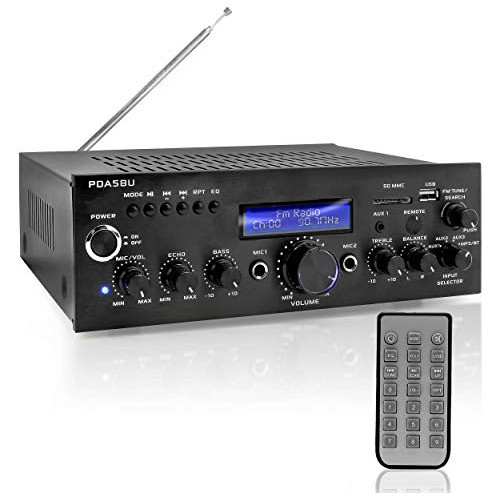 Amplificador Estéreo Bluetooth Premium Receptor Amplificador 0