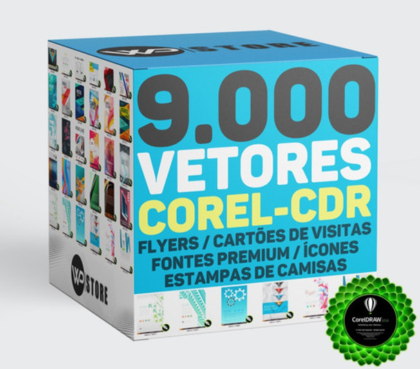 Pacote Vetores Cartões Panfletos Estampas Fontes Flyers Cdr 0