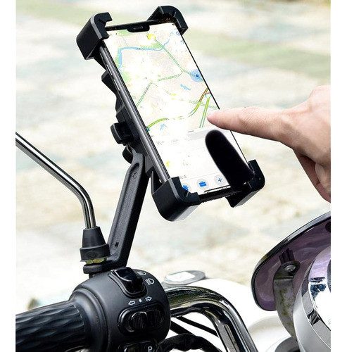 Soporte Para Teléfono De Motocicleta, Abrazadera 0