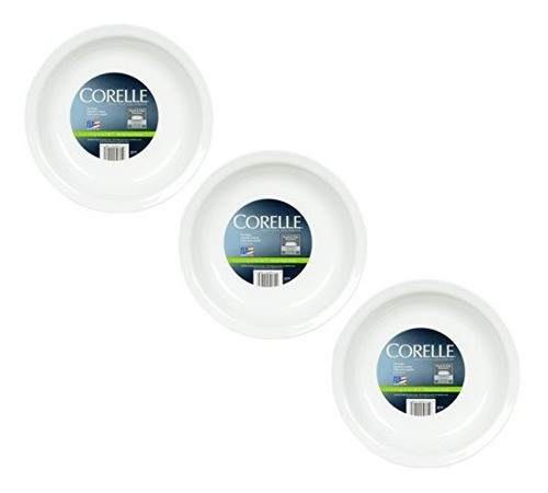 Corelle Livingware Plato Hondo 9  3 Pack 0