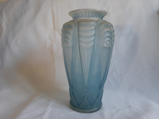 Vaso O Florero De Vidrio Artistico Art Deco 29.5 Cm 0