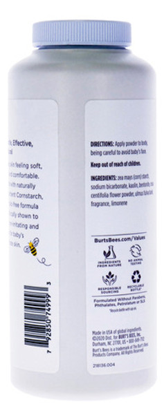 Pó Em Pó Burts Bees Baby Bee Original 221ml 0 Pó Em Pó Burts Bees Baby Bee Original 221ml 0