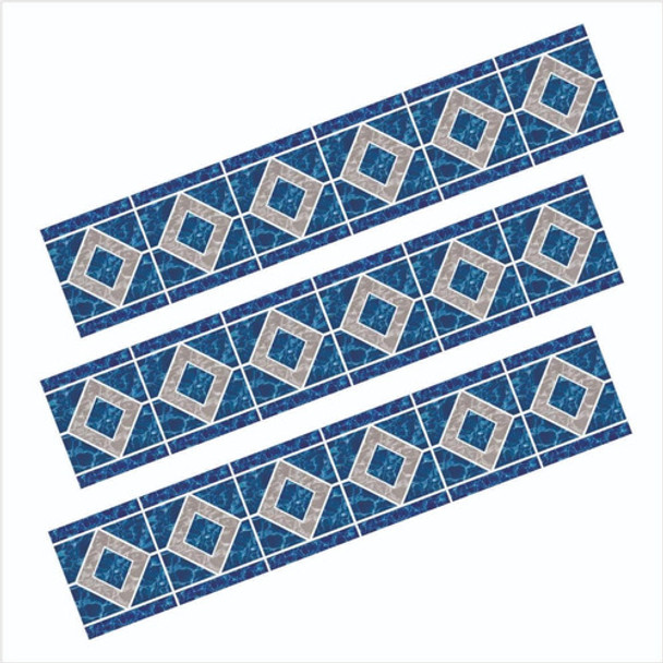 25 Faixa Adesivo Laminado   P/ Borda D Piscina  1mx 20cm 0 25 Faixa Adesivo Laminado   P/ Borda D Piscina  1mx 20cm 0