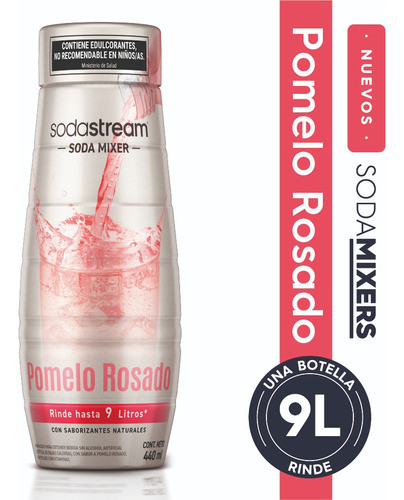 Sodastream Soda Mixer Pomelo Saborizante Gaseosas Bebidas 0