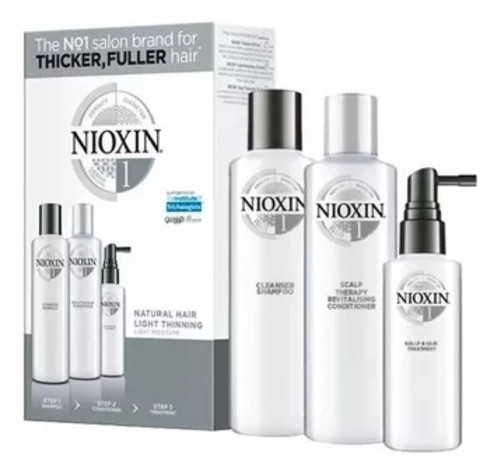 Kit Nioxin Nº1 Shampoo + Acondicionador 150 Ml +tónico 50 Ml 0
