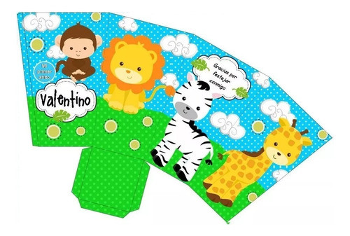 Kit Imprimible Animalitos Selva Candy 0