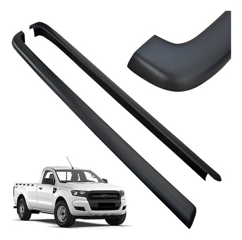 Protetor Borda Lateral Ford Ranger Cabine Simples 2019 2020 0