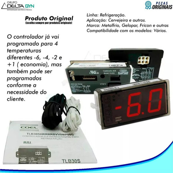 Kit Controlador Tlb30, Cervejeiras + Chicote 0