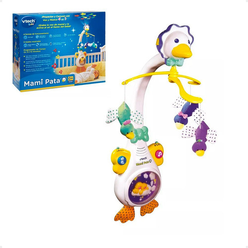 Movil Cunero Musical Proyector Mami Pata Vtech Funciones P 0
