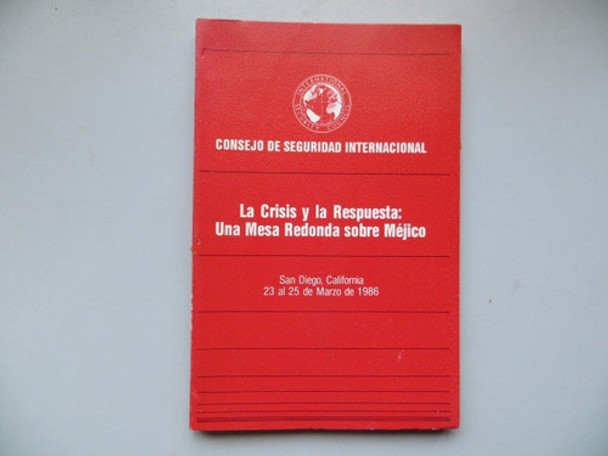 Una Mesa Redonda Sobre Mejico 1986 Consejo Seg Internacional 0