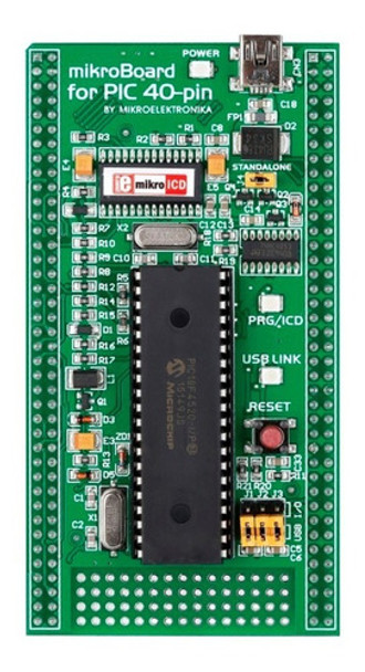 Mikroboard Para Pic 40-pin Con Pic18f4520 0
