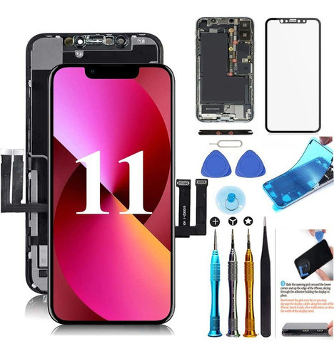 Reemplazo De Pantalla Compatible Con iPhone 11 De Repuesto D 0