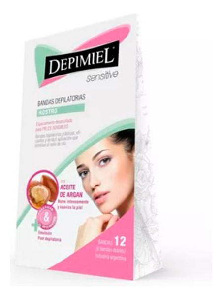 Banda Depilatoria Depimiel Facial Sensitive X12 Spa. 0