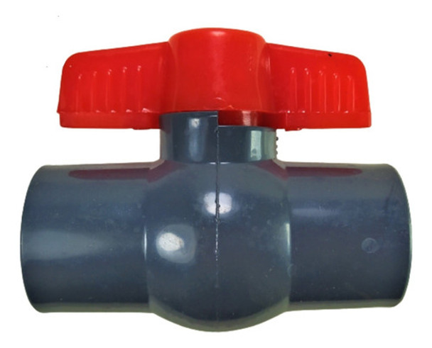 Llave De Paso Esferica Pvc Plastica 1/2  Ld Taiwan Cant: 50 0