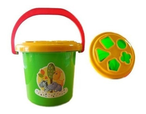 Balde Didactico Formas Didacticos Arrastre Calesita 0613 0