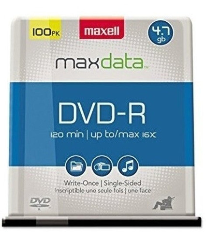 Maxell 638014 Dvd-r 4.7 Gb Husillo 0